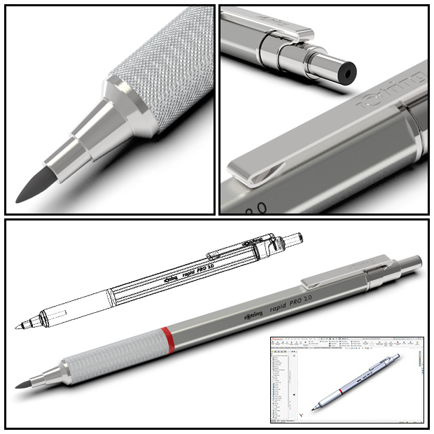 Rotring Rapid Pro 2.0 Simulation